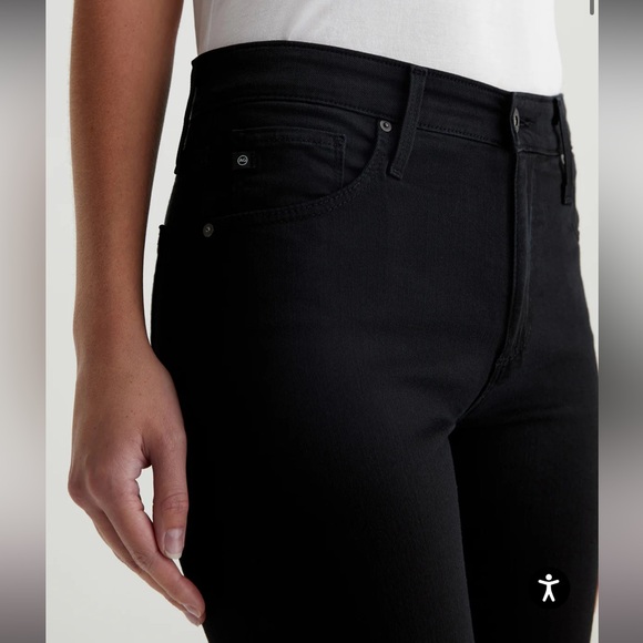 AG Jeans Farrah High-Rise Black Skinny Ankle Jeans (NWT) - Picture 6 of 6